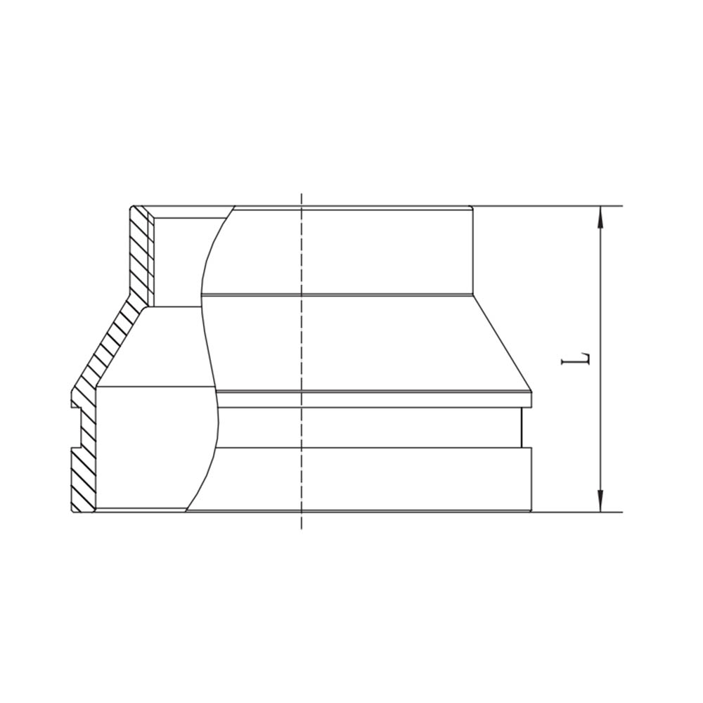 Bộ giảm tốc đồng tâm có ren